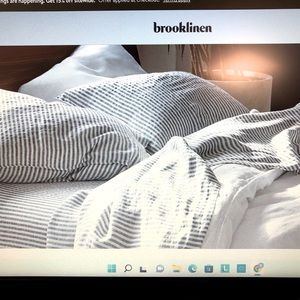 Brooklinen queen sheet set